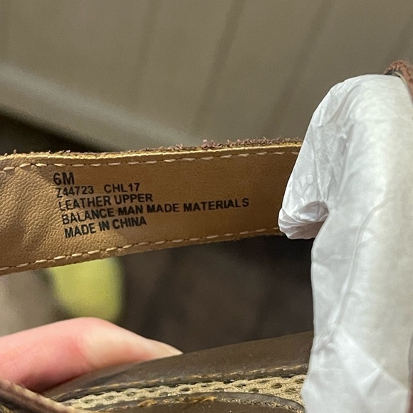 BOC women’s brown leather sling back sandal 6M - Picture 2 of 8